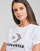 Ruhák Női Rövid ujjú pólók Converse STAR CHEVRON HYBRID FLOWER INFILL CLASSIC TEE Fehér