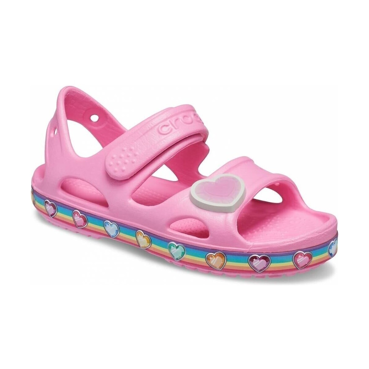 Cipők Gyerek Szandálok / Saruk Crocs Fun Lab Rainbow Sandal Kids Rózsaszín