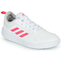 Cipők Lány Rövid szárú edzőcipők adidas Performance TENSAUR K Fehér / Rózsaszín
