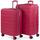 Táskák Keményfedeles bőröndök Jaslen San Marino 217 L Rózsaszín