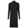 Ruhák Női Hosszú ruhák G-Star Raw RIB MOCK SLIM DRESS Fekete 