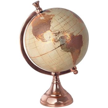 Otthon Szobrok / figurák Signes Grimalt Globe Világtérkép Arany Barna