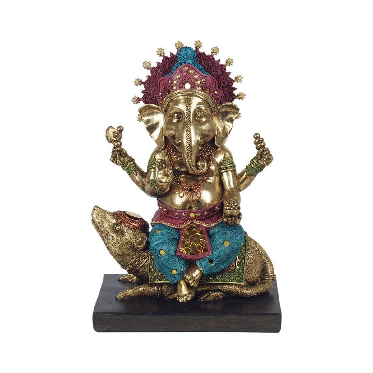 Otthon Szobrok / figurák Signes Grimalt Ganesha Figura Arany