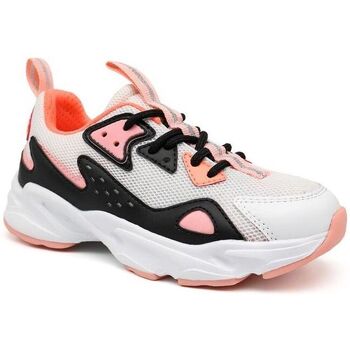 Cipők Férfi Divat edzőcipők Shone 8202-001 White/Pink Fehér