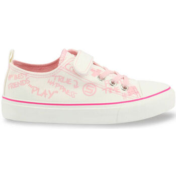 Cipők Férfi Divat edzőcipők Shone 291-002 White/Pink Fehér
