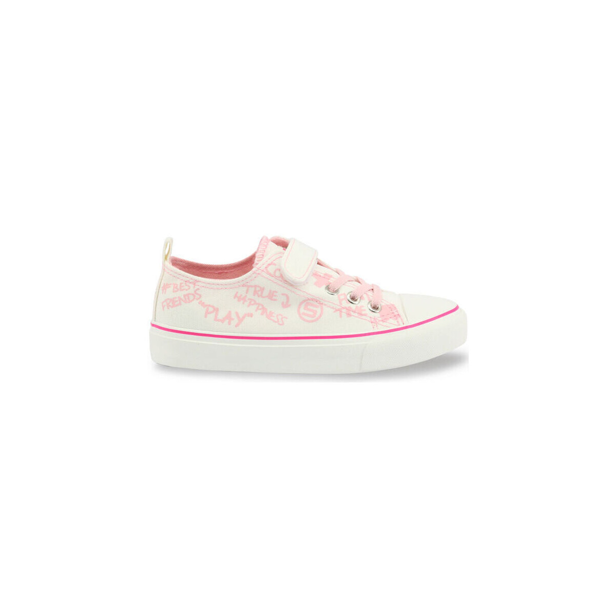 Cipők Férfi Divat edzőcipők Shone 291-002 White/Pink Fehér