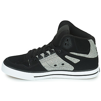 DC Shoes PURE HIGH-TOP WC Fekete  / Szürke
