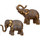 Otthon Szobrok / figurák Signes Grimalt Elefánt Set 2 Egység Arany