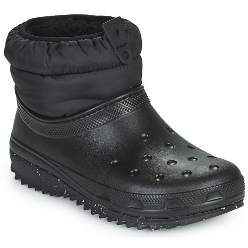 Cipők Női Hótaposók Crocs CLASSIC NEO PUFF SHORTY BOOT W Fekete 