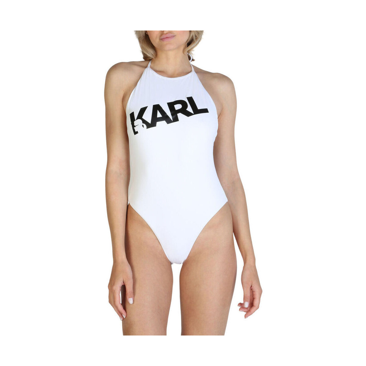 Ruhák Női Több részes fürdőruhák Karl Lagerfeld - kl21wop03 Fehér