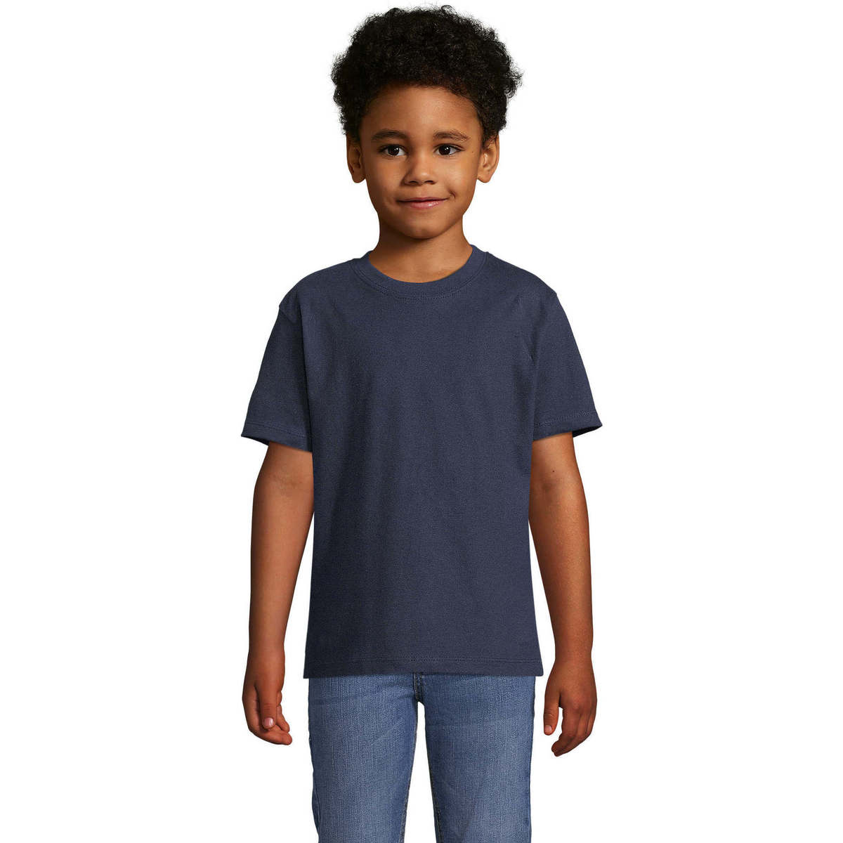 Ruhák Gyerek Rövid ujjú pólók Sols Camista infantil color French Marino Kék
