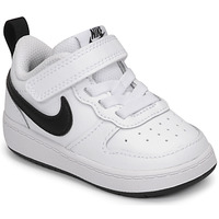 Cipők Gyerek Rövid szárú edzőcipők Nike NIKE COURT BOROUGH LOW 2 (TDV) Fehér / Fekete 