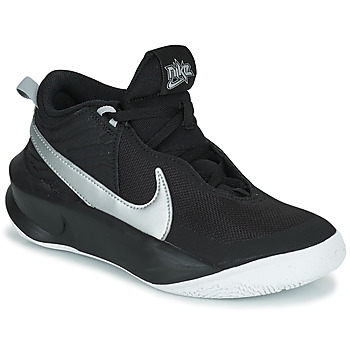 Cipők Gyerek Magas szárú edzőcipők Nike TEAM HUSTLE D 10 (GS) Fekete  / Ezüst