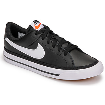 Cipők Gyerek Rövid szárú edzőcipők Nike NIKE COURT LEGACY (GS) Fekete  / Fehér