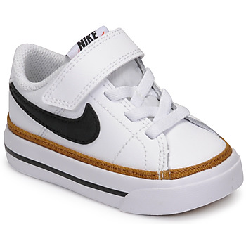 Cipők Gyerek Rövid szárú edzőcipők Nike NIKE COURT LEGACY (TDV) Fehér / Fekete 