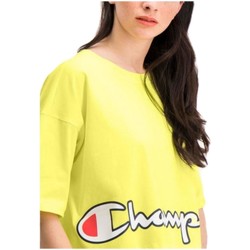 Ruhák Női Rövid ujjú pólók Champion  Citromsárga