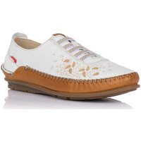 Cipők Női Rövid szárú edzőcipők Fluchos MOKASZIN  F1181 Fehér