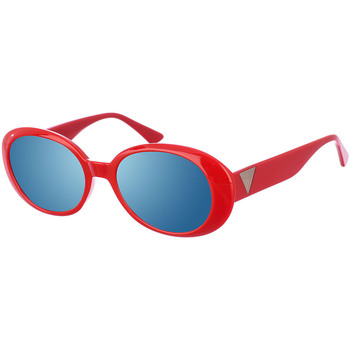 Órák & Ékszerek Női Napszemüvegek Guess Sunglasses GU7590S-66C Piros