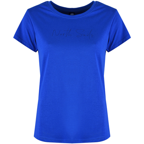 Ruhák Női Rövid ujjú pólók North Sails 90 2356 000 | T-Shirt S/S W/Logo Kék