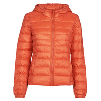 Ruhák Női Steppelt kabátok Only ONLTAHOE Narancssárga