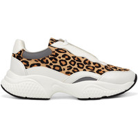 Cipők Női Rövid szárú edzőcipők Ed Hardy - Insert runner-wild white/leopard Fehér