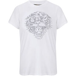 Ruhák Férfi Rövid ujjú pólók Ed Hardy - Tiger-glow t-shirt white Fehér
