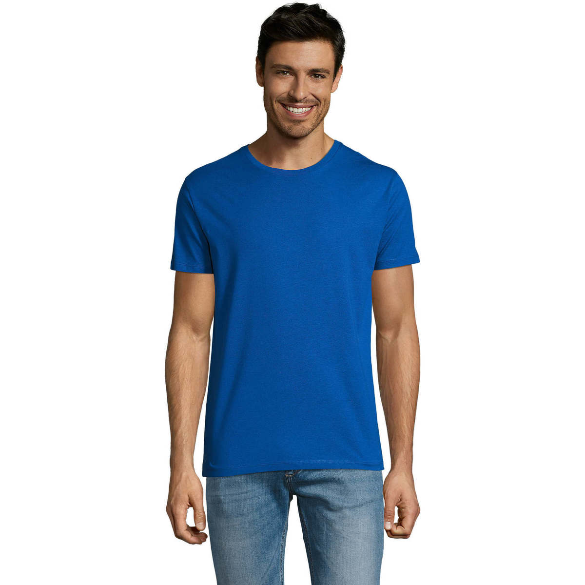 Ruhák Férfi Rövid ujjú pólók Sols Martin camiseta de hombre Kék