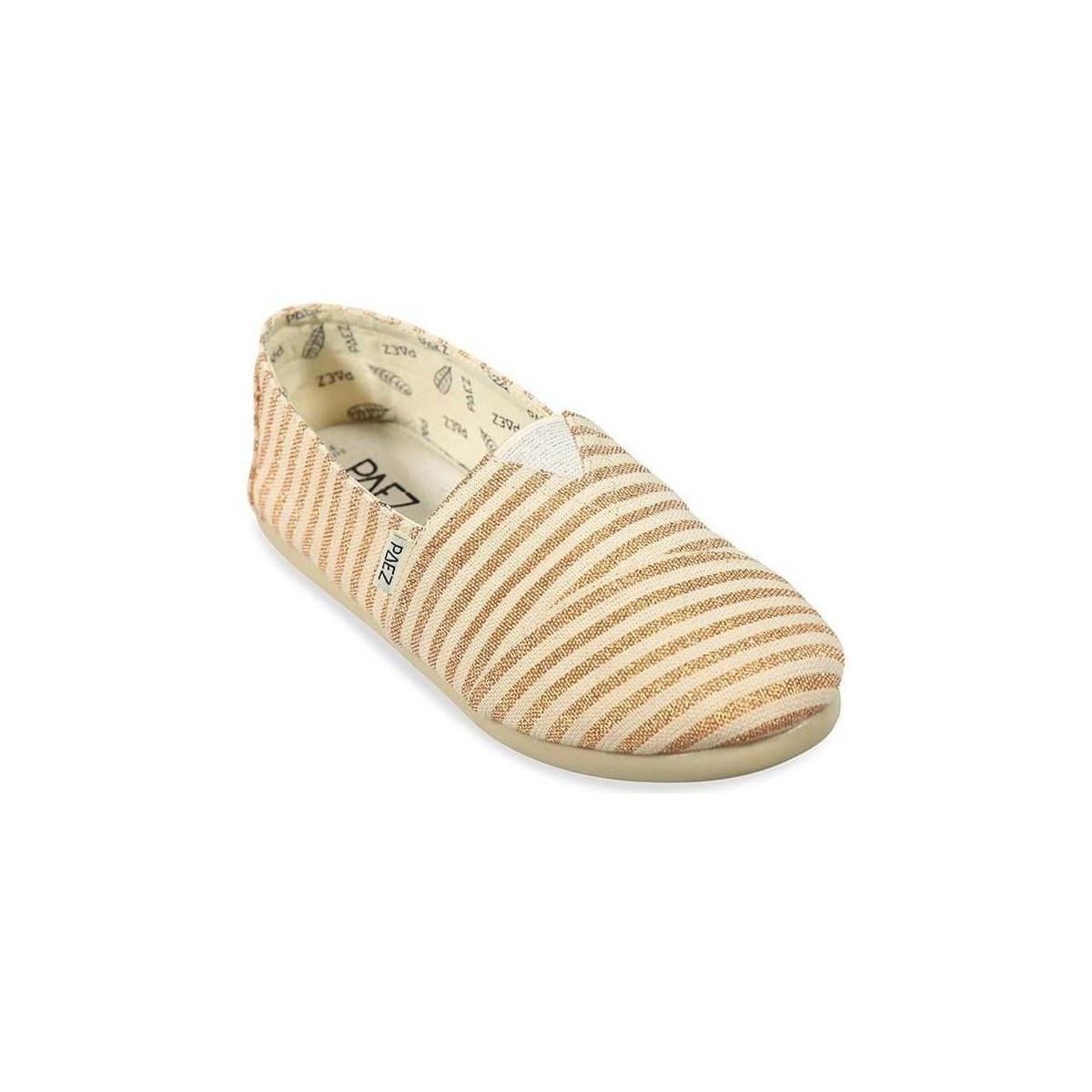 Cipők Női Gyékény talpú cipők Paez Gum Classic W - Surfy Lurex Copper Arany