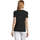 Ruhák Női Rövid ujjú pólók Sols MOTION camiseta de pico mujer Fekete 