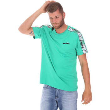 Ruhák Férfi Rövid ujjú pólók Diadora 502176085 Zöld
