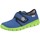 Cipők Gyerek Rövid szárú edzőcipők Superfit Bobby Water Kombi Textil Kék