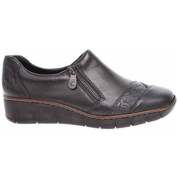 Cipők Női Rövid szárú edzőcipők Rieker 5376100 Fekete 