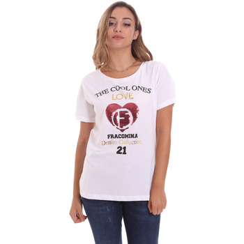 Ruhák Női Rövid ujjú pólók Fracomina FP21ST3023J40013 Fehér