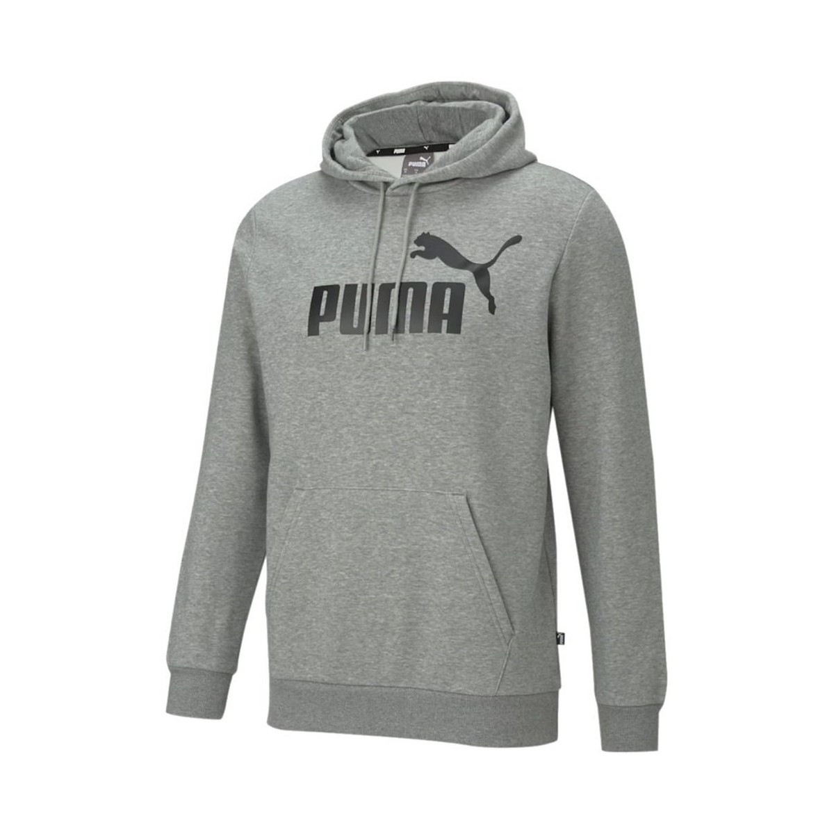 Ruhák Férfi Pulóverek Puma Essential Big Logo Hoody Szürke