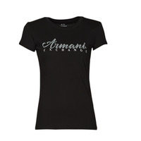 Ruhák Női Rövid ujjú pólók Armani Exchange 8NYT91 Fekete 