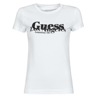 Ruhák Női Rövid ujjú pólók Guess SS CN ASTRELLE TEE Fehér