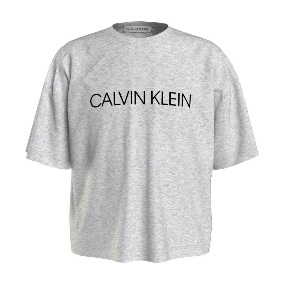 Ruhák Lány Rövid ujjú pólók Calvin Klein Jeans  Szürke