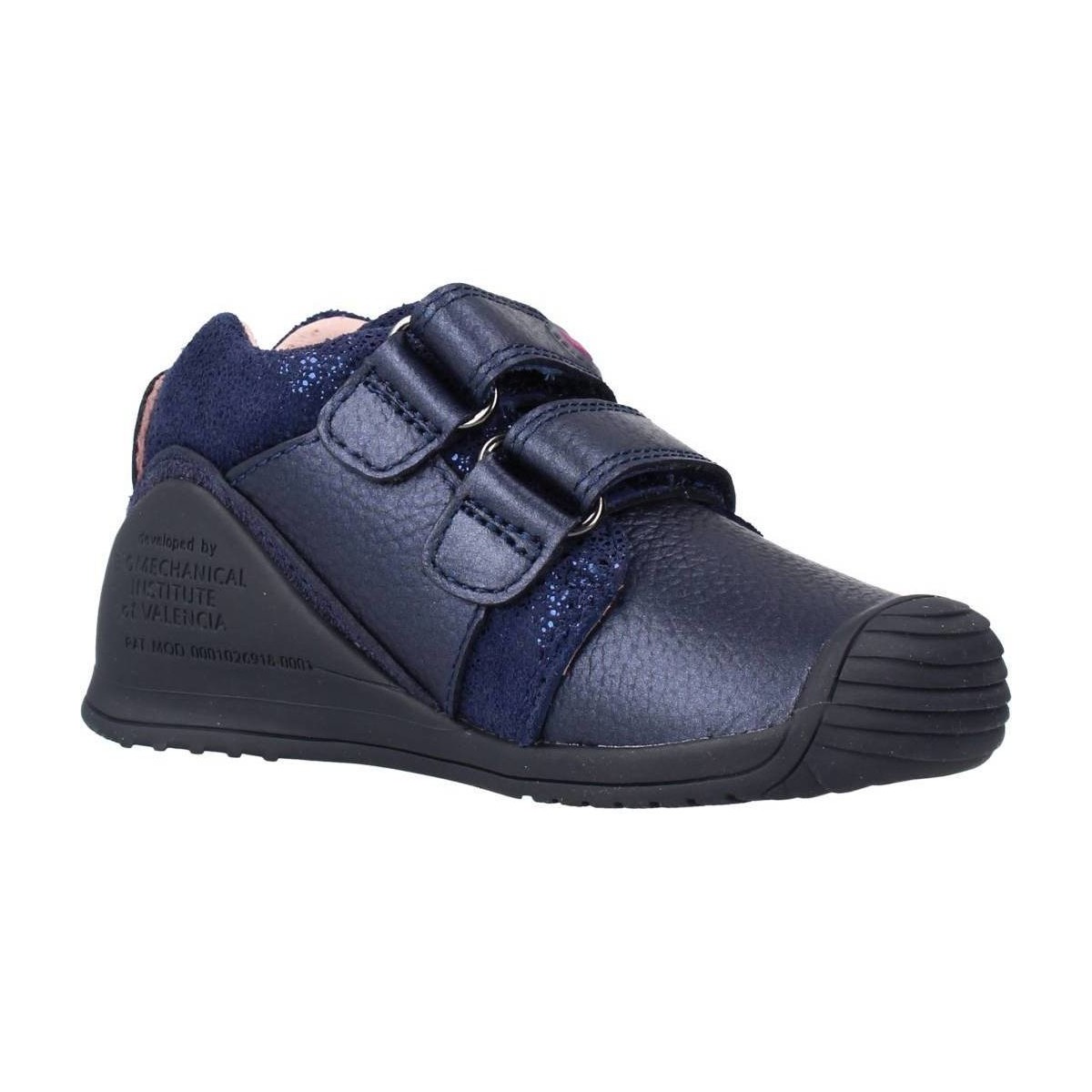 Cipők Lány Oxford cipők & Bokacipők Biomecanics 211108 Kék