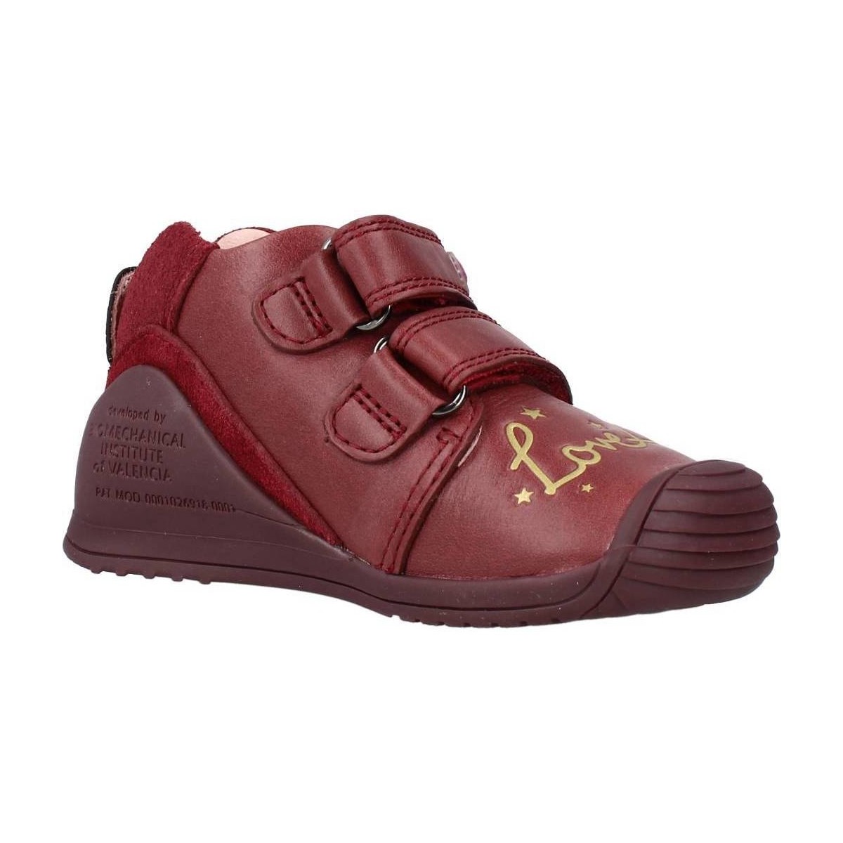 Cipők Lány Oxford cipők & Bokacipők Biomecanics 211110 Piros