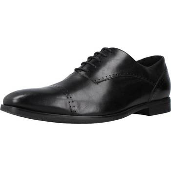 Cipők Férfi Oxford cipők & Bokacipők Geox U NEW LIFE Fekete 