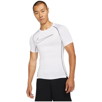 Ruhák Férfi Rövid ujjú pólók Nike Pro Drifit Fehér