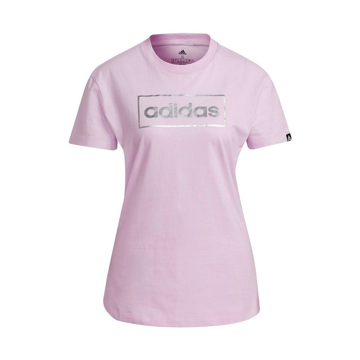 Ruhák Női Rövid ujjú pólók adidas Originals Foil Box Graphic Rózsaszín