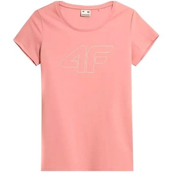 Ruhák Női Rövid ujjú pólók 4F TSD353 Rózsaszín