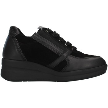 Cipők Női Magas szárú edzőcipők Melluso R25623A Fekete 