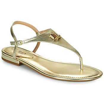 Cipők Női Szandálok / Saruk Lauren Ralph Lauren ELLINGTON SANDALS CASUAL Arany