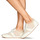Cipők Női Rövid szárú edzőcipők Lauren Ralph Lauren COLTEN Bézs / Rózsaszín / Bőrszínű