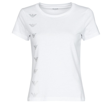 Ruhák Női Rövid ujjú pólók Emporio Armani EA7 TRUQUI Fehér