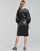 Ruhák Női Rövid ruhák Karl Lagerfeld FAUX LEATHER DRESS Fekete 