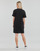 Ruhák Női Rövid ruhák Karl Lagerfeld LACE INSERT JERSEY DRESS Fekete 