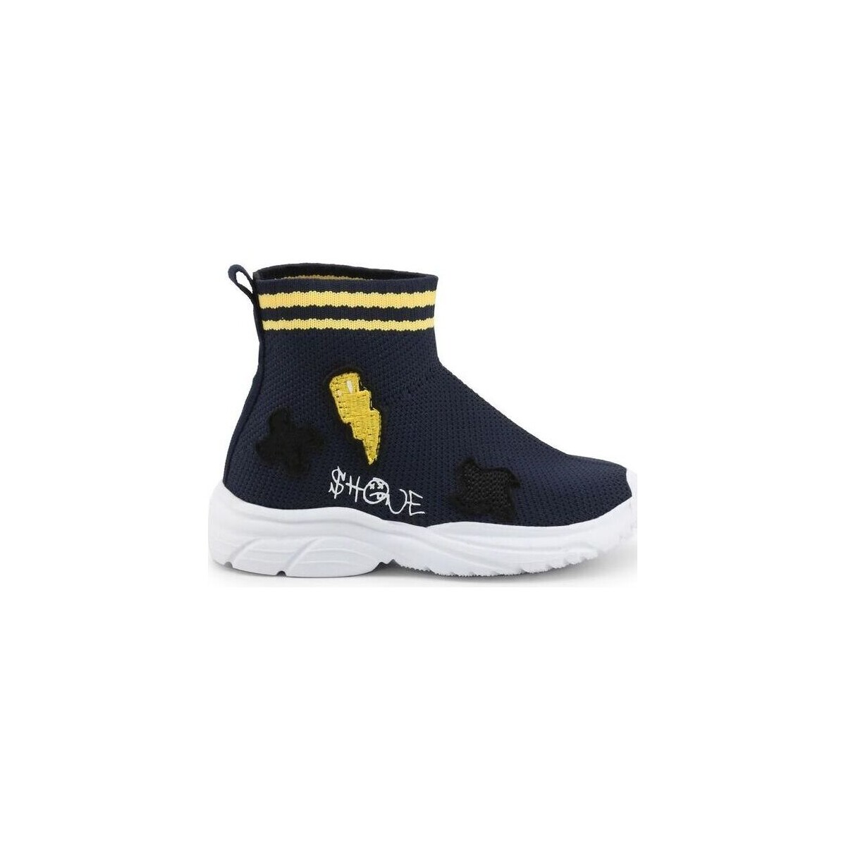 Cipők Férfi Divat edzőcipők Shone 1601-005 Navy/Yellow Kék